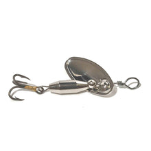 Load image into Gallery viewer, Nickel inline spinner (Dangle Lures Juice). Great lures for catching more fish!