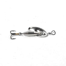 Load image into Gallery viewer, Nickel inline spinner (Dangle Lures K.O.). Great lures for catching bass, panfish and more!