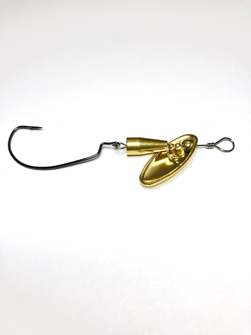Brass Spinner Swimmer (Dangle Lures Darla). The 'finesse' spinnerbait, great lure for pond fishing.