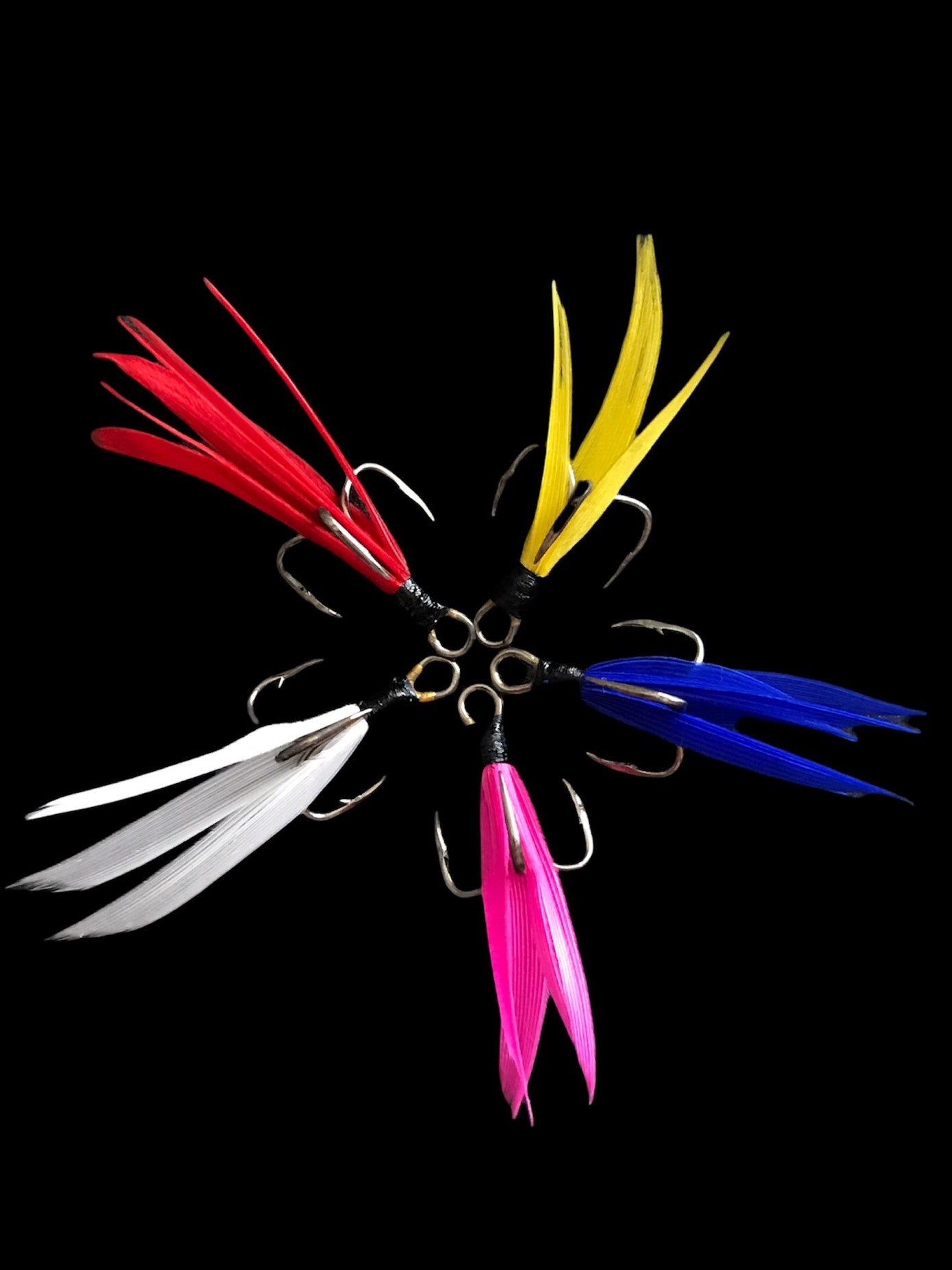 FLARES- Dressed Hooks with Vibrant Colors – Dangle Lures
