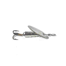 Load image into Gallery viewer, Nickel inline spinner (Dangle Lures Bullet). Catch more fish while creek fishing and pond fishing with a Dangle spinner.
