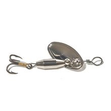 Load image into Gallery viewer, Nickel inline spinner (Dangle Lures Juice). Great lures for catching more fish!
