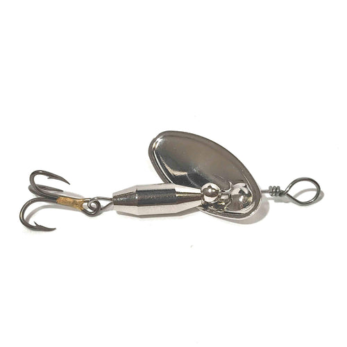 Nickel inline spinner (Dangle Lures Juice). Great lures for catching more fish!
