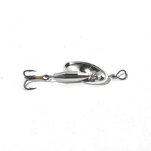 Load image into Gallery viewer, Nickel inline spinner (Dangle Lures K.O.). Great lures for catching bass, panfish and more!
