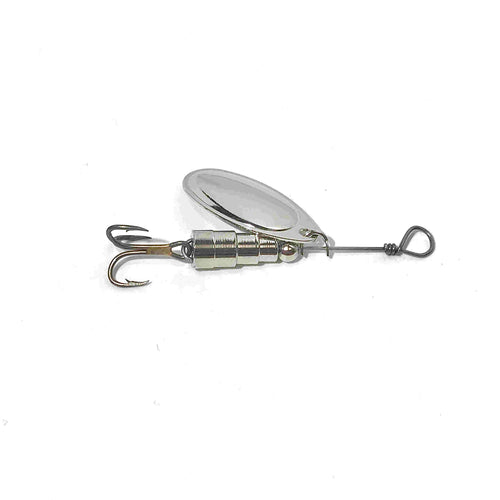 Nickel inline spinner (Dangle Lures Buffalo).  Great for creek fishing and pond fishing.